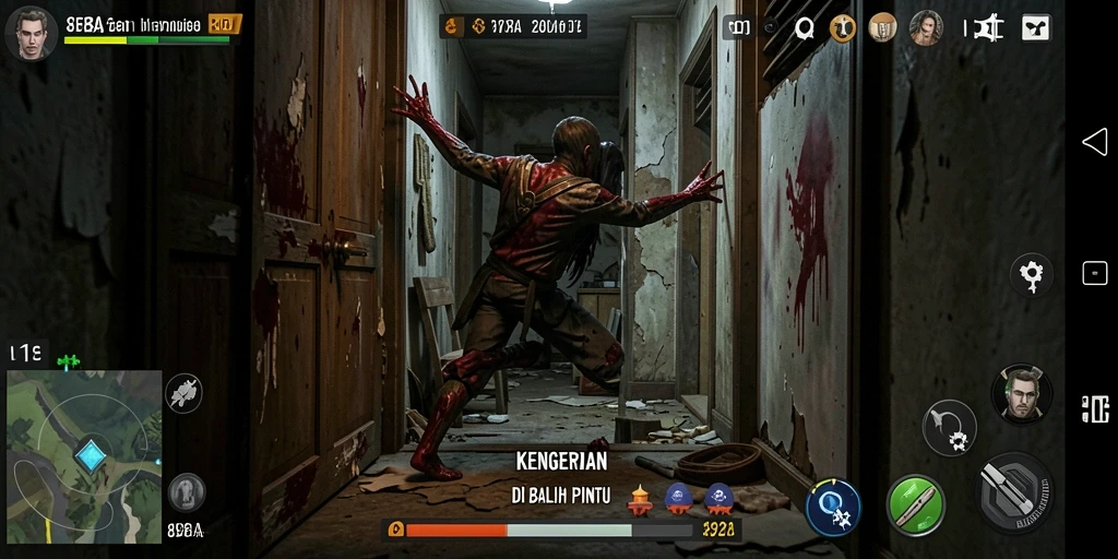 Screenshot 898A menampilkan suasana menyeramkan saat gameplay berlangsung.