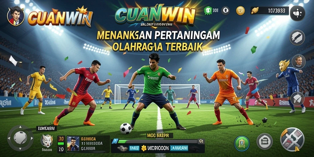 Tampilan gameplay CUANWIN yang mendebarkan dalam pertandingan olahraga.