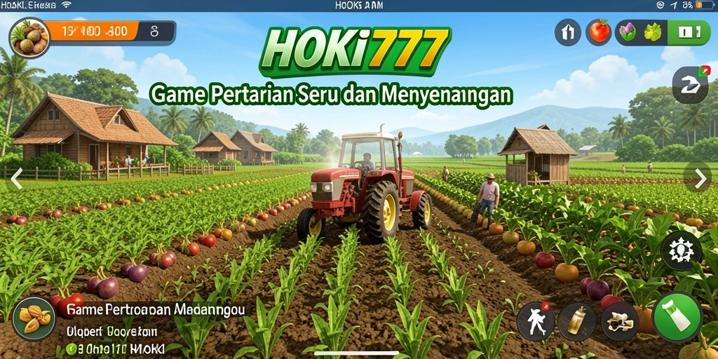 Tampilan gameplay HOKI777 yang menakjubkan dalam dunia pertanian.